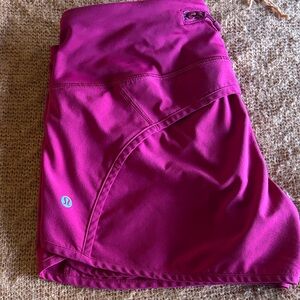 lululemon athletica Fuchsia Athletic Shorts